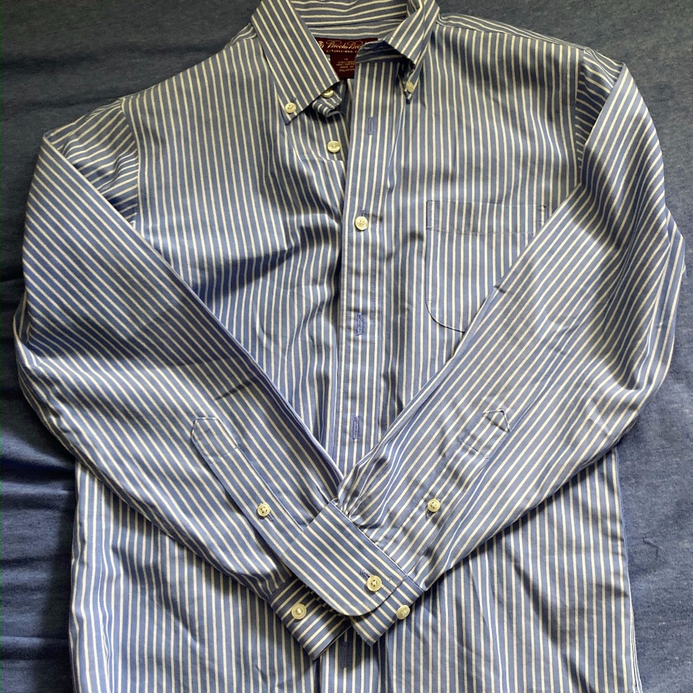 Brooks Brothers Long Sleeve Button Down Dress Shirt